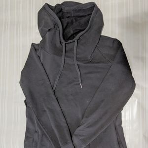 Athleta black hoodie dress